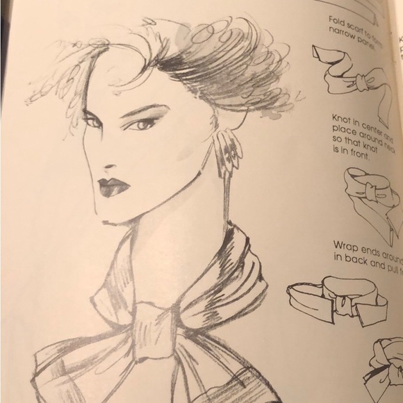 VTG Musical Theme Rectangular Scarf Polyester - Picture 8 of 9